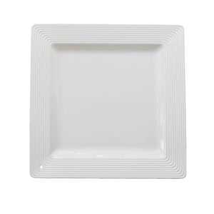 Nora Square Platter Pinstripe K9