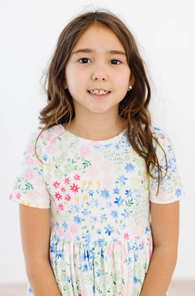 Mila Sunshine Meadows S/S Pocket Twirl Dress