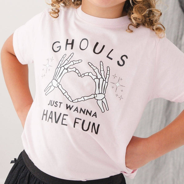 Sweet Wink Ghouls Just Wanna Have Fun Halloween Short Sleeve T-Shirt