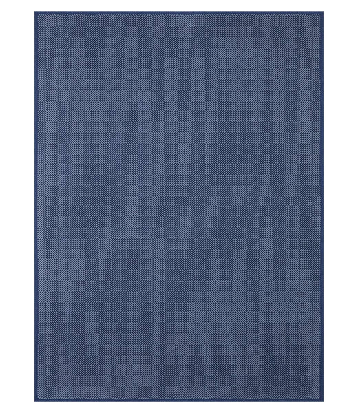 ChappyWrap Harborview Herringbone Navy Blanket