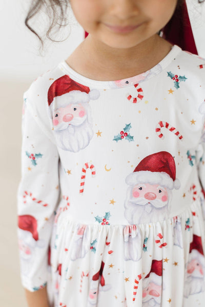 Mila Mistletoe Magic 3/4 Sleeve Pocket Twirl Dress