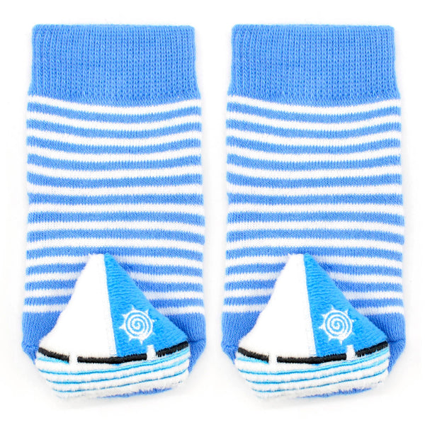 Boogie Toes Sailboat Rattle Socks