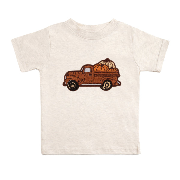 Sweet Wink Fall Truck Patch Short Sleeve T-Shirt