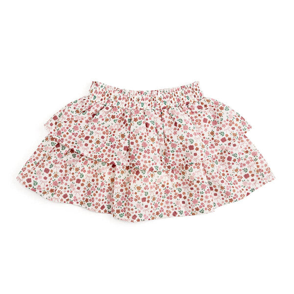 Sweet Wink Berry Floral Skort - Kids Boutique Clothing - Fall