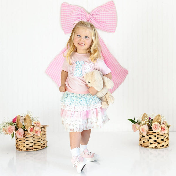Sweet Wink Floral & Lace Tiered Tutu - Kids Boutique Clothing - Spring