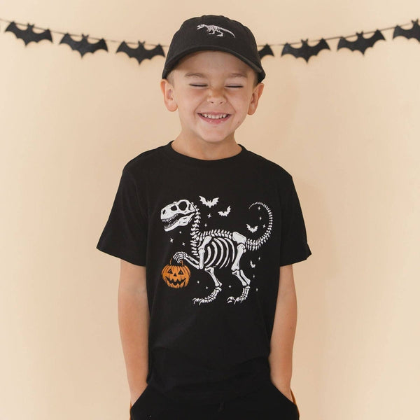 Sweet Wink Dinosaur Skeleton Halloween Short Sleeve T-Shirt