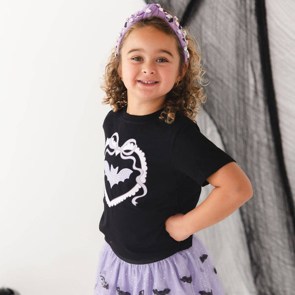Sweet Wink Bat Halloween Gemstone Headband