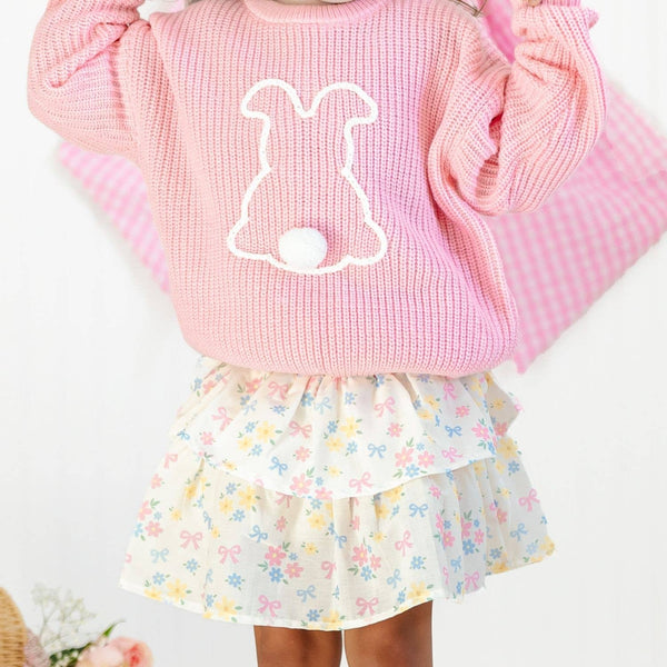 Sweet Wink Easter Bunny Knit Sweater - Kids Boutique Clothing