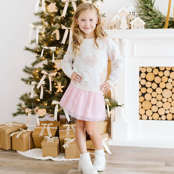 Sweet Wink Blush Bows Tutu Skirt - Dress Up Skirt
