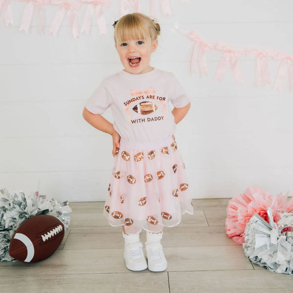 Sweet Wink Sundays Are For Football Short Sleeve T-Shirt