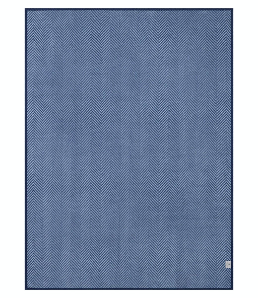ChappyWrap Harborview Herringbone Navy Blanket