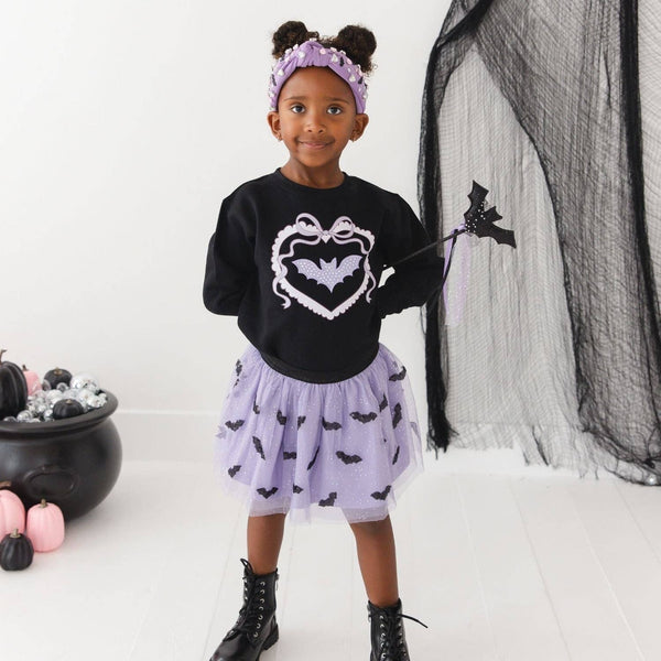 Sweet Wink Bat Halloween Gemstone Headband