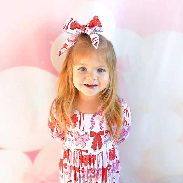 Gigi And Max Rosalie Clip Bow Valentines Day Toddler Hair Accessories