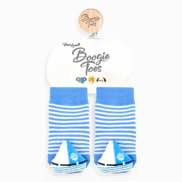 Boogie Toes Sailboat Rattle Socks