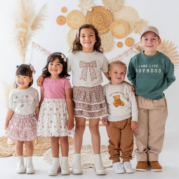 Sweet Wink Just A Fall Girl Short Sleeve T-Shirt - Kids Clothing