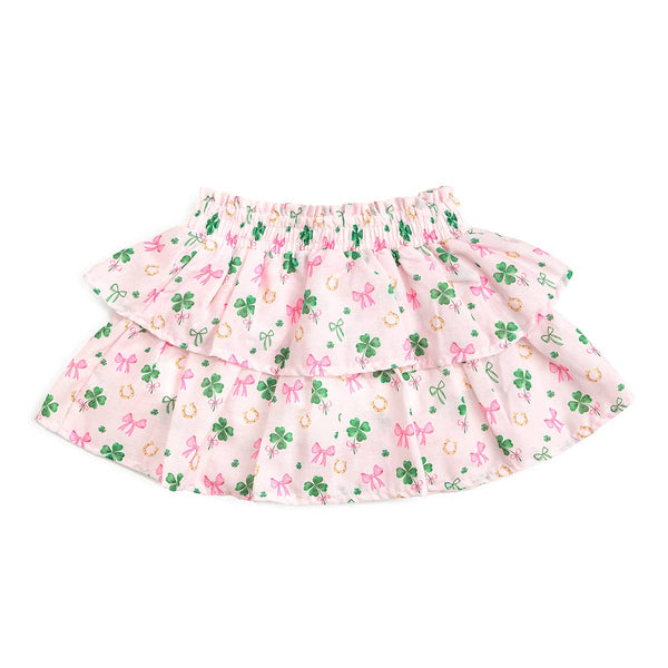 Sweet Wink Ditsy Shamrock St. Patrick's Day Skort