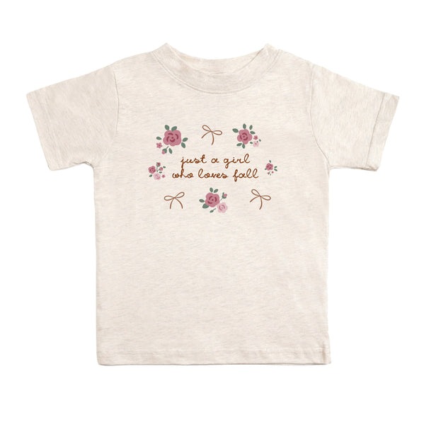 Sweet Wink Just A Fall Girl Short Sleeve T-Shirt - Kids Clothing