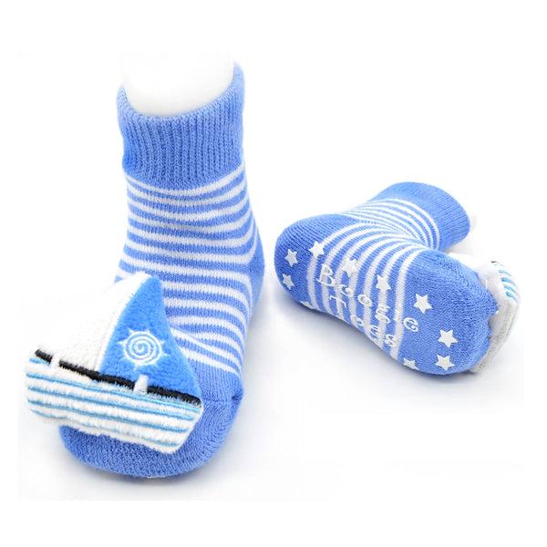 Boogie Toes Sailboat Rattle Socks