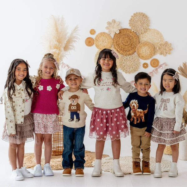 Sweet Wink Vintage Puppy Sweater - Boys Clothing - Fall/Winter
