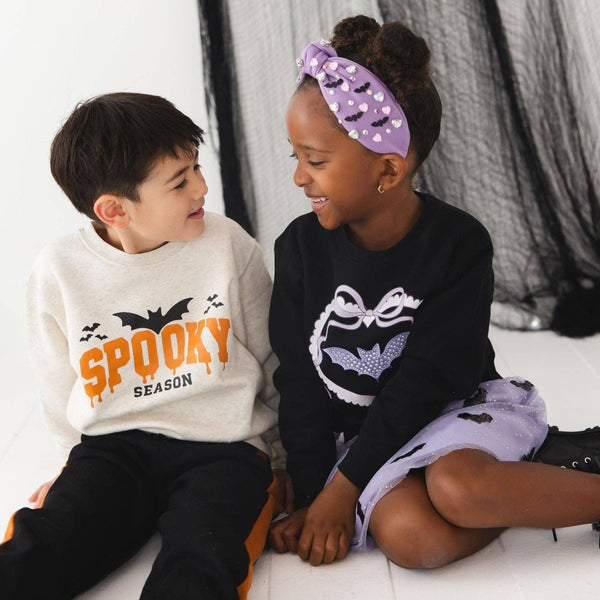Sweet Wink Bat Halloween Gemstone Headband