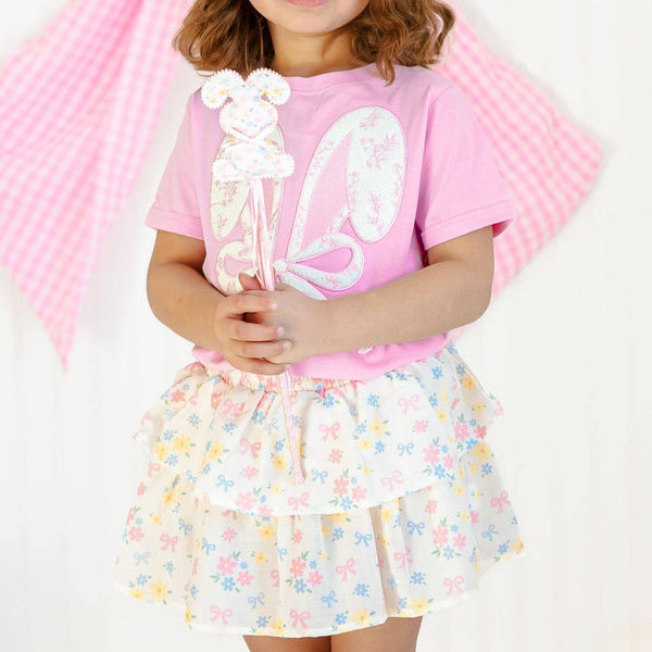 Sweet Wink Sweet Floral Skort - Kids Boutique Clothing