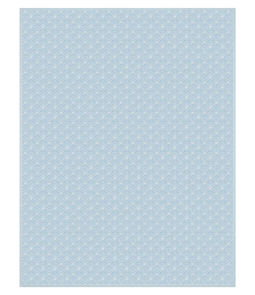 ChappyWrap Seaside Scallops Fog Blanket