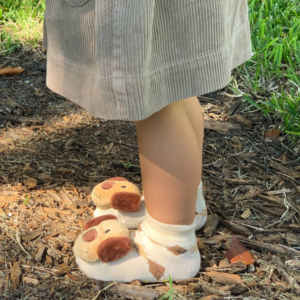 Brown Dog Boogie Toes Rattle Socks