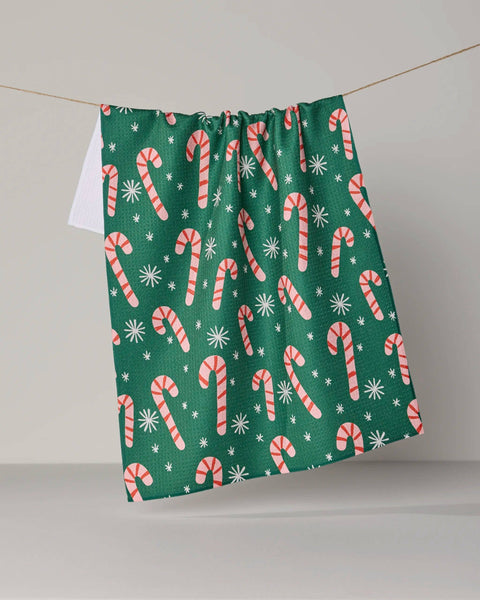 Geometry Sweet Candy Tea Towel - Holiday 2026