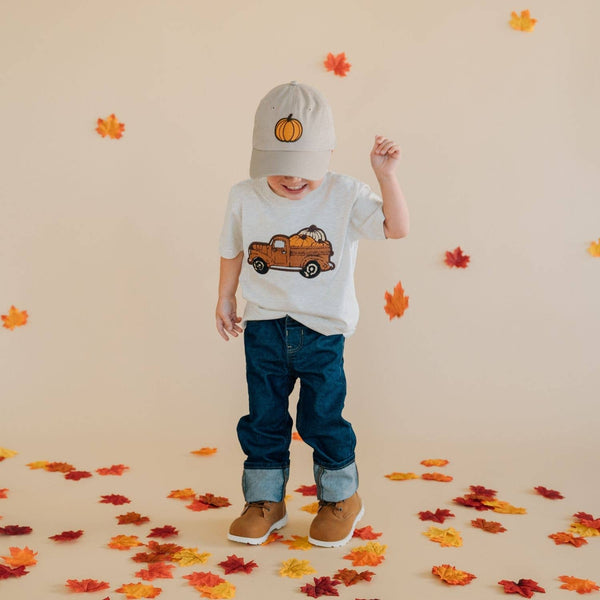 Sweet Wink Fall Truck Patch Short Sleeve T-Shirt