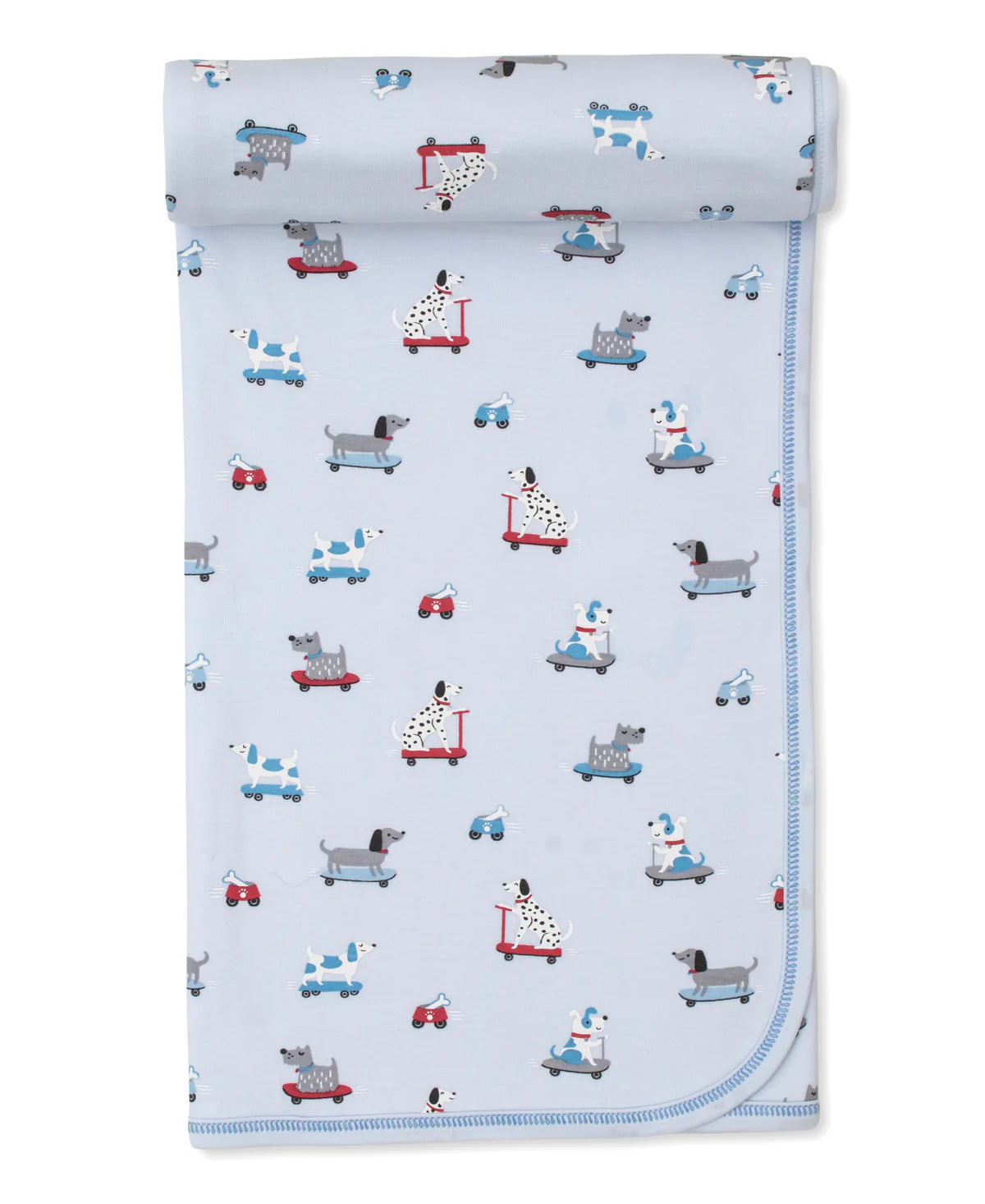 Kissy Skateboarding Pups Blanket