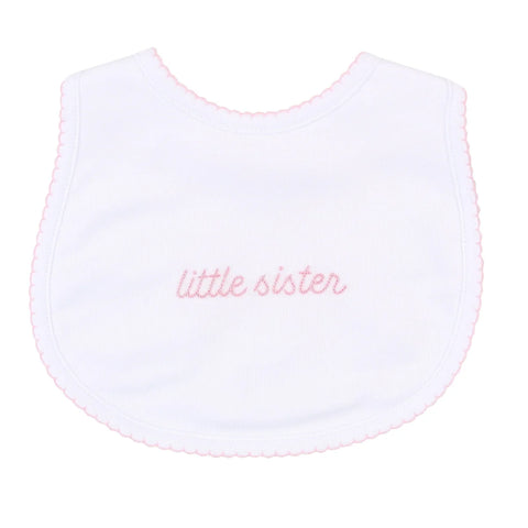 Magnolia Embroidered Bib