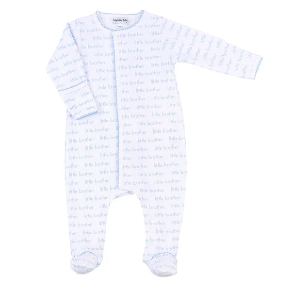 Magnolia Little Brother Zippered Footie