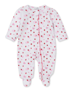 Kissy Ladybug Love Footie With Zipper