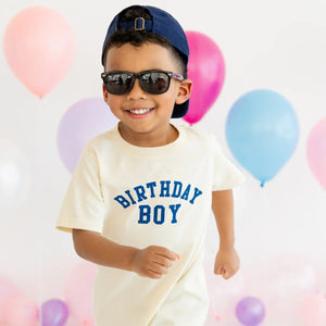 Sweet Wink Birthday Boy Tee - Natural