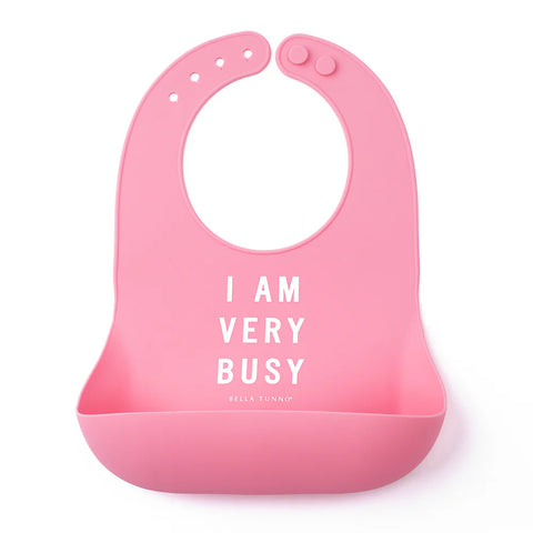 Bella I am Very Busy Bib