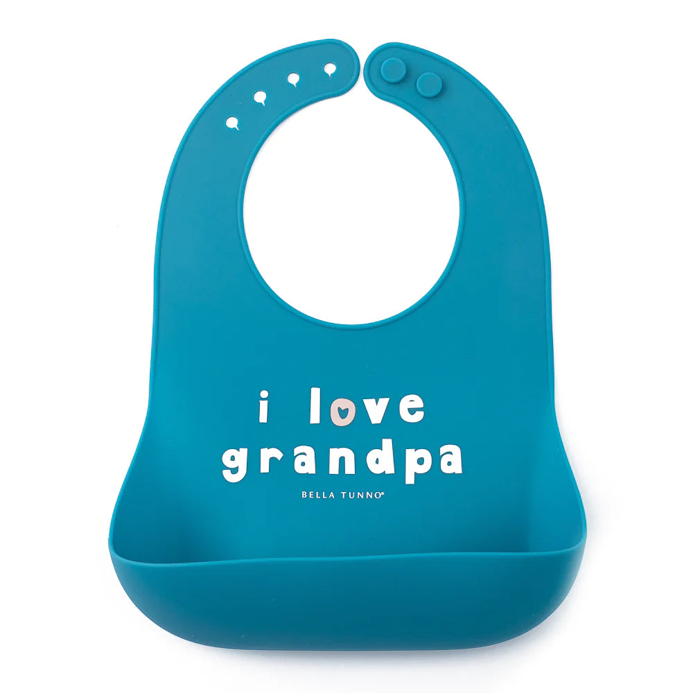 Bella I Love Grandpa Bib