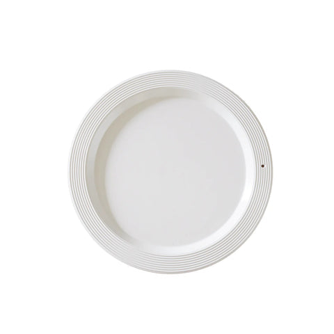 Nora MEL17 Melamine Round Platter Pinstripes