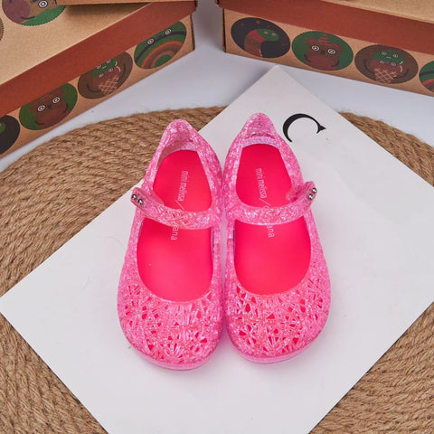 Melissa Mini Campana Pink Glitter