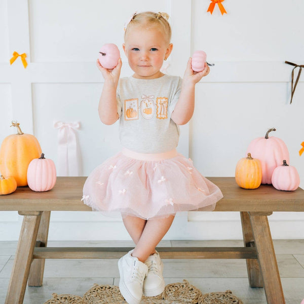 Sweet Wink Blush Bows Tutu Skirt - Dress Up Skirt