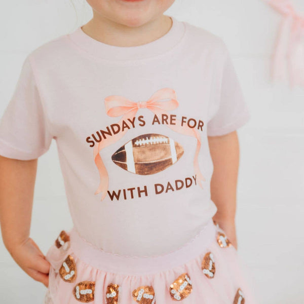 Sweet Wink Sundays Are For Football Short Sleeve T-Shirt