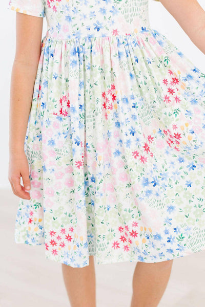 Mila Sunshine Meadows S/S Pocket Twirl Dress