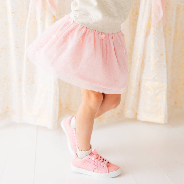 Sweet Wink Blush Bows Tutu Skirt - Dress Up Skirt