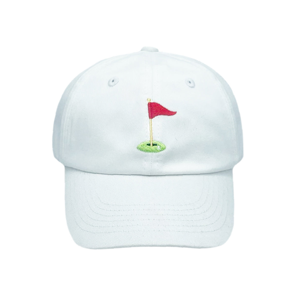 Bits And Bows Golf Flag Baseball Hat (Baby, Youth)