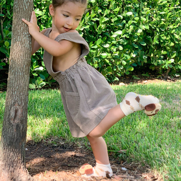 Brown Dog Boogie Toes Rattle Socks