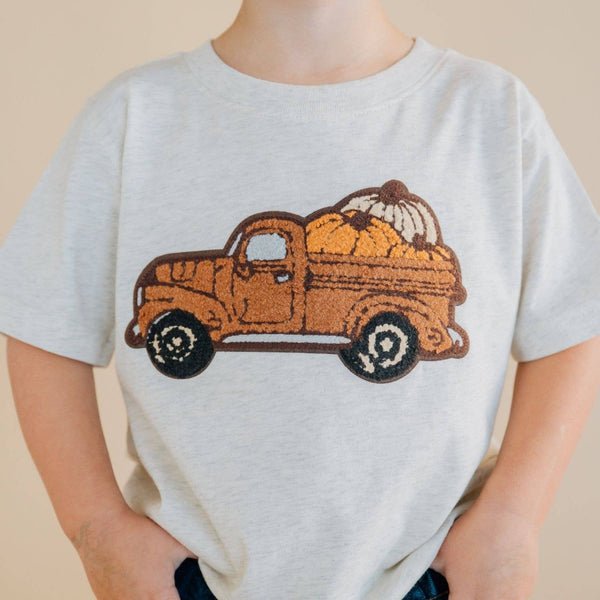 Sweet Wink Fall Truck Patch Short Sleeve T-Shirt