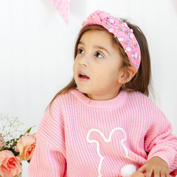 Sweet Wink Easter Bunny Knit Sweater - Kids Boutique Clothing