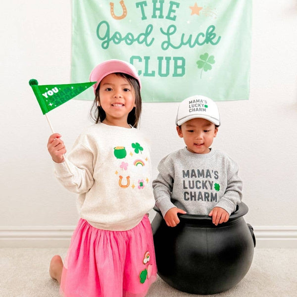 Sweet Wink Mama's Lucky Charm St. Patrick's Day Trucker Hat
