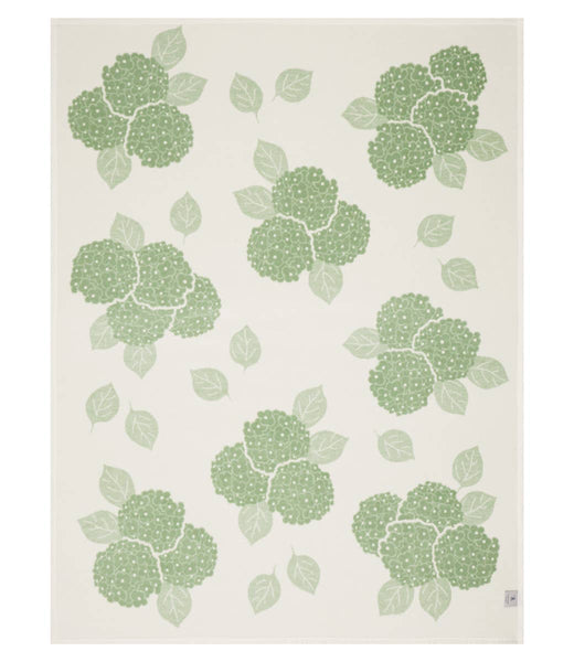 ChappyWrap Hydrangeas Sage Blanket