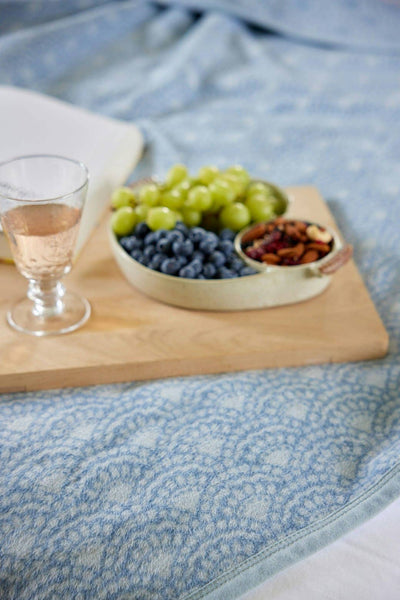 ChappyWrap Seaside Scallops Fog Blanket