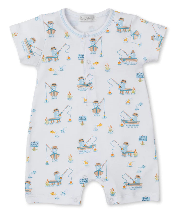 Kissy Rather Be Fishing Short Playsuit